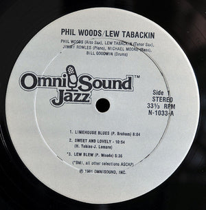 Phil Woods / Lew Tabackin With Jimmy Rowles, Michael Moore (2), Bill Goodwin - Phil Woods / Lew Tabackin - 1981
