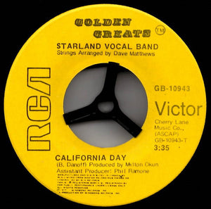 Starland Vocal Band - Afternoon Delight / California Day