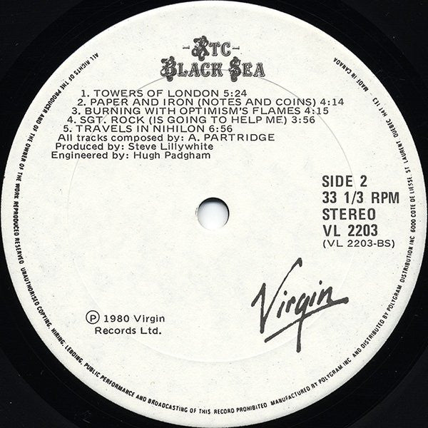 XTC - Black Sea