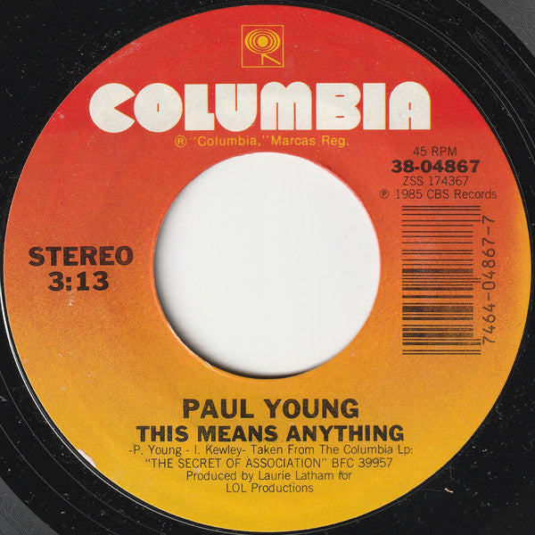 Paul Young - Everytime You Go Away