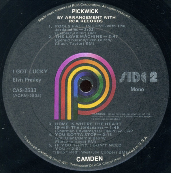 Elvis Presley - I Got Lucky