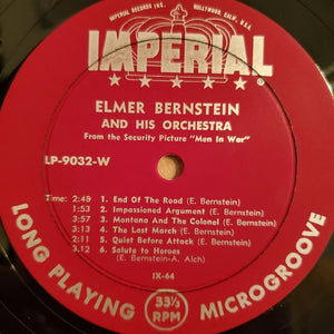 Elmer Bernstein - Men In War (Music From The Sound Track) Vinyl Record