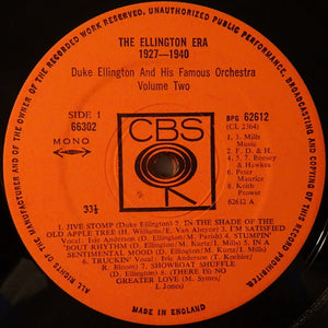 Duke Ellington And His Orchestra - The Ellington Era, 1927-1940: Volume Two