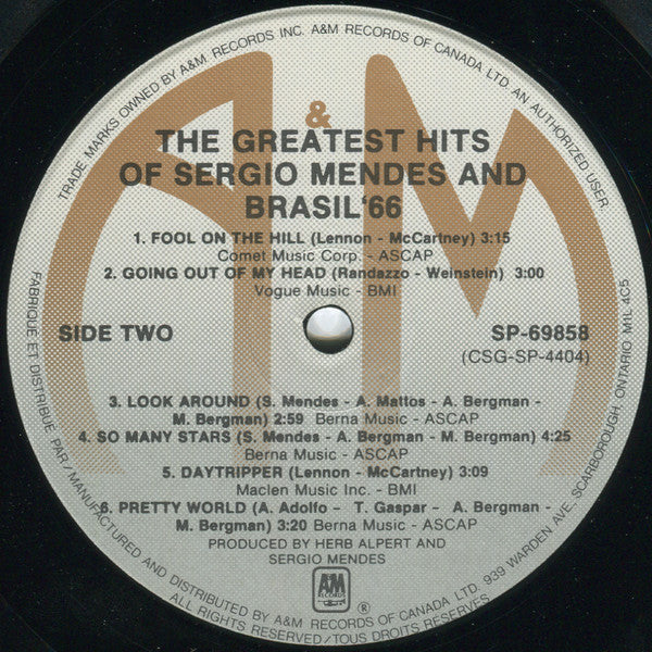 Sérgio Mendes & Brasil '66 - Greatest Hits -