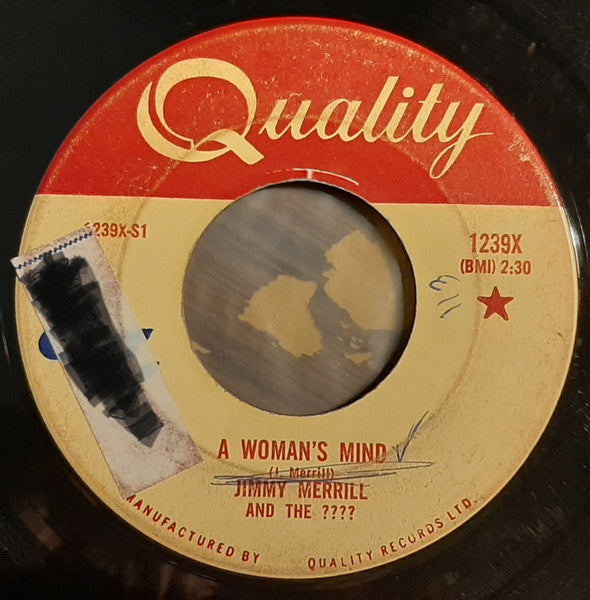 Jimmy Merrill & The ???? - A Woman's Mind / I Need Someone Like You - 1960