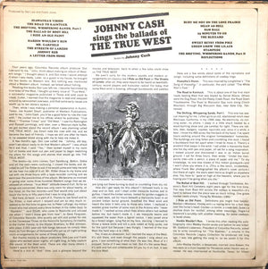 Johnny Cash - Johnny Cash Sings The Ballads Of The True West