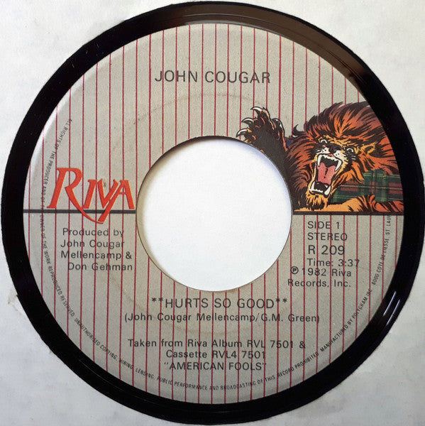 John Cougar Mellencamp - Hurts So Good - 1982