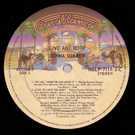 Donna Summer - Live And More - 1978