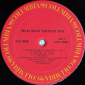 Miles Davis - Miles Davis' Greatest Hits - 1974
