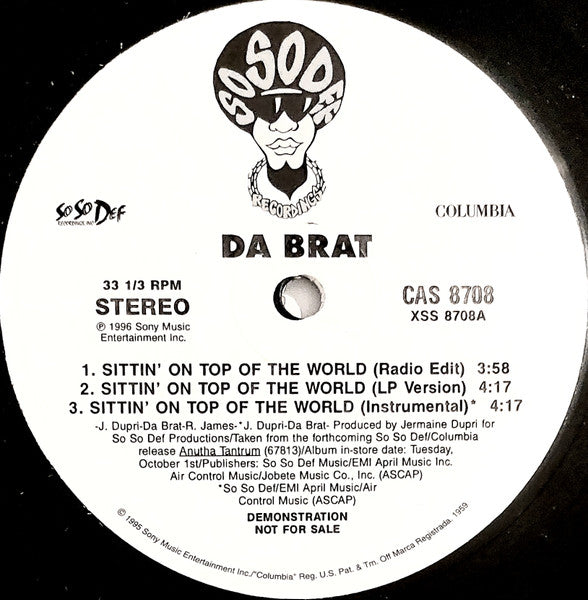 Da Brat - Sittin' On Top Of The World - 1996