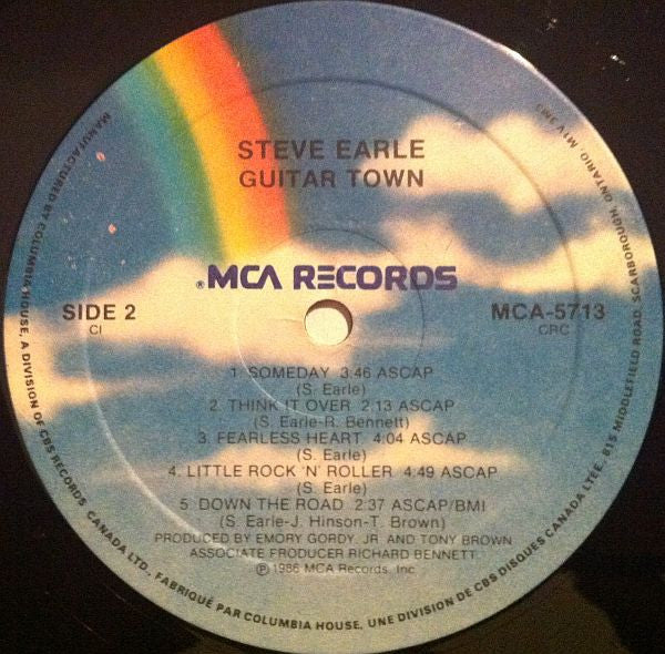 Steve Earle - Guitar Town - 1986