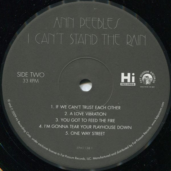 Ann Peebles - I Can't Stand The Rain Vinyl Record