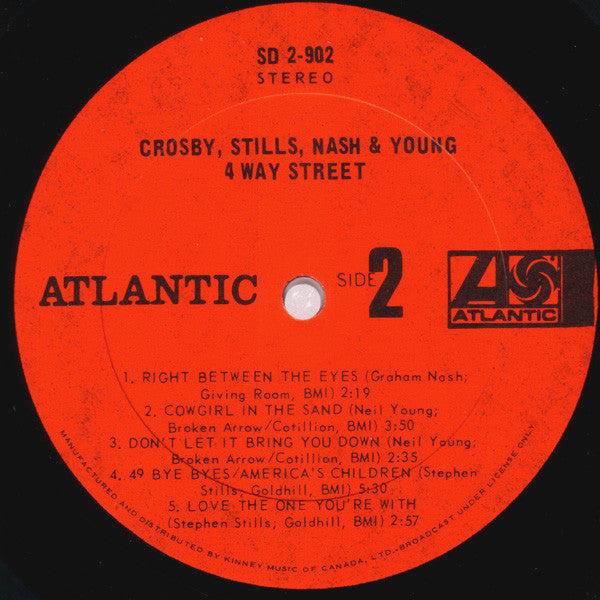 Crosby, Stills, Nash & Young - 4 Way Street - 1971