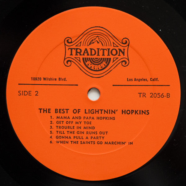 Lightnin' Hopkins - The Best Of Lightnin' Hopkins - 1974