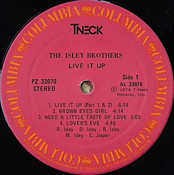 The Isley Brothers - Live It Up