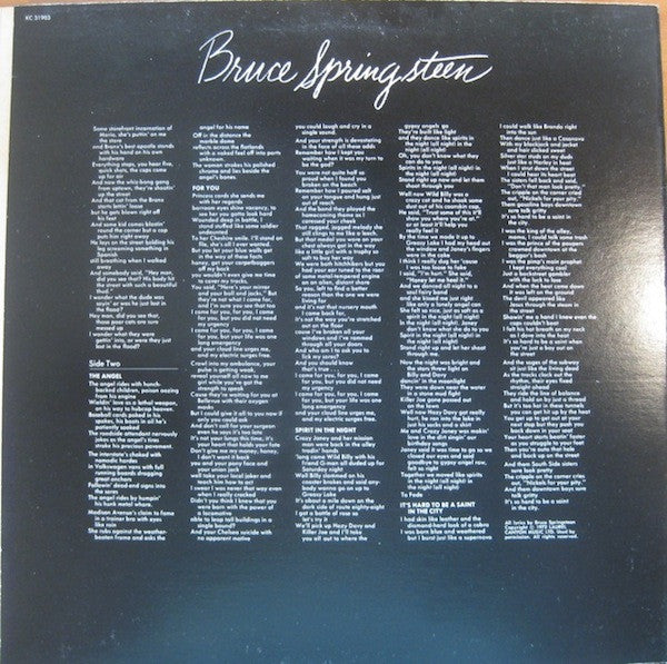 Bruce Springsteen - Greetings From Asbury Park, N.J.