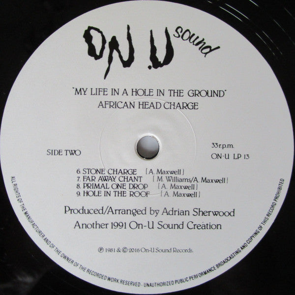 African Head Charge - My Life In A Hole In The Ground - 2016
