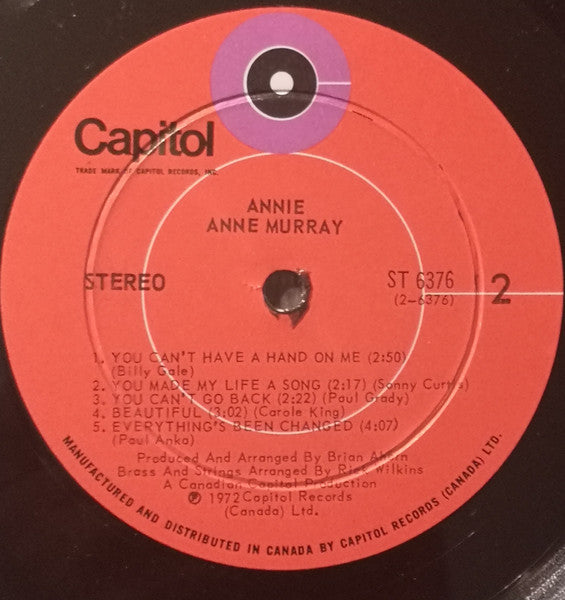 Anne Murray - Annie - 1972