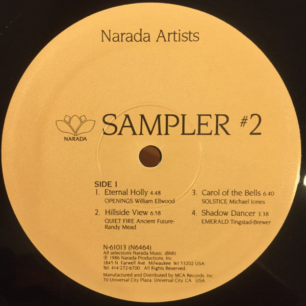 Narada Artists - Sampler #2 - 1986