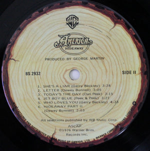 America - Hideaway - 1976