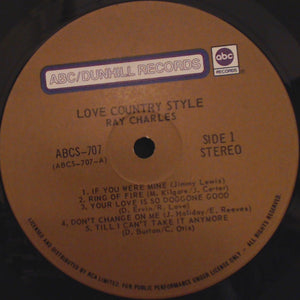 Ray Charles - Love Country Style - 1970