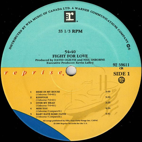 54-40 - Fight For Love - 1989