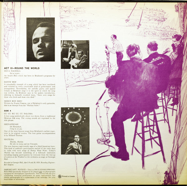 Harry Belafonte - Belafonte At Carnegie Hall - The Complete Concert - 1959