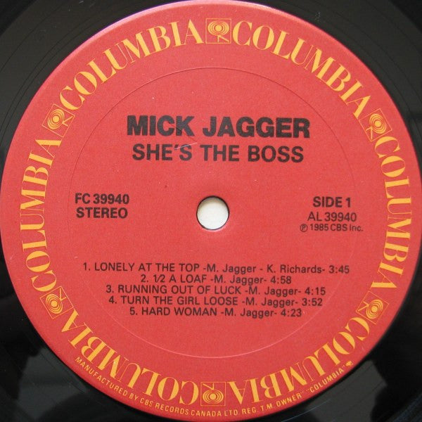 Mick Jagger - She's The Boss - 1985