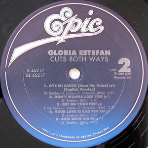 Gloria Estefan - Cuts Both Ways Vinyl Record