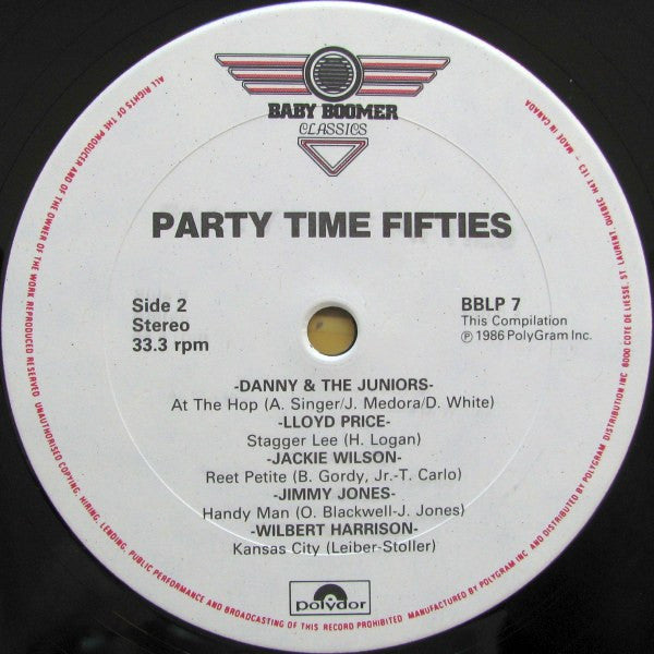 Various - Party Time Fifties