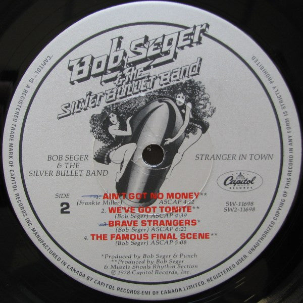 Bob Seger And The Silver Bullet Band - Stranger In Town - 1978