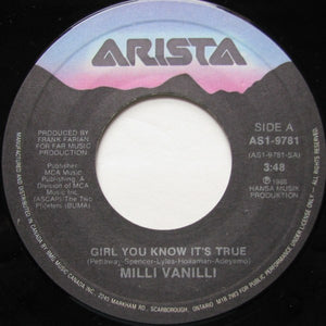 Milli Vanilli - Girl You Know It's True - 1988