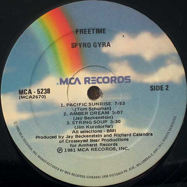 Spyro Gyra - Freetime - 1981