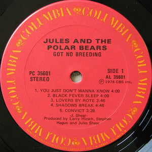 Jules And The Polar Bears - Got No Breeding - 1978