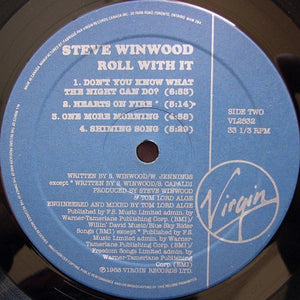 Steve Winwood - Roll With It Vinyl Record