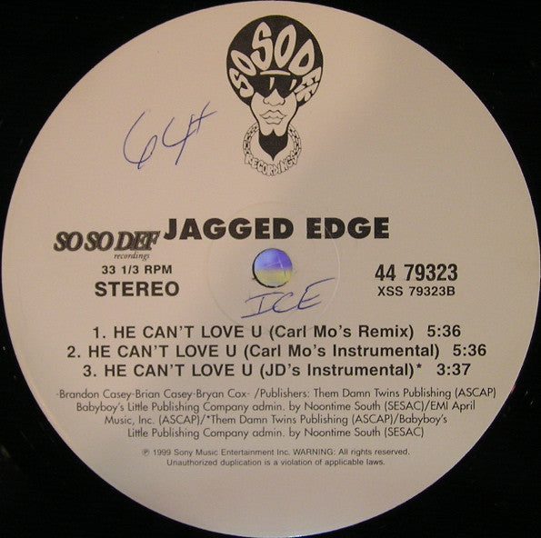 Jagged Edge (2) - He Can't Love U