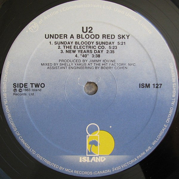 U2 - Under A Blood Red Sky -