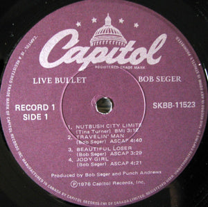 Bob Seger And The Silver Bullet Band - Live Bullet - 1978