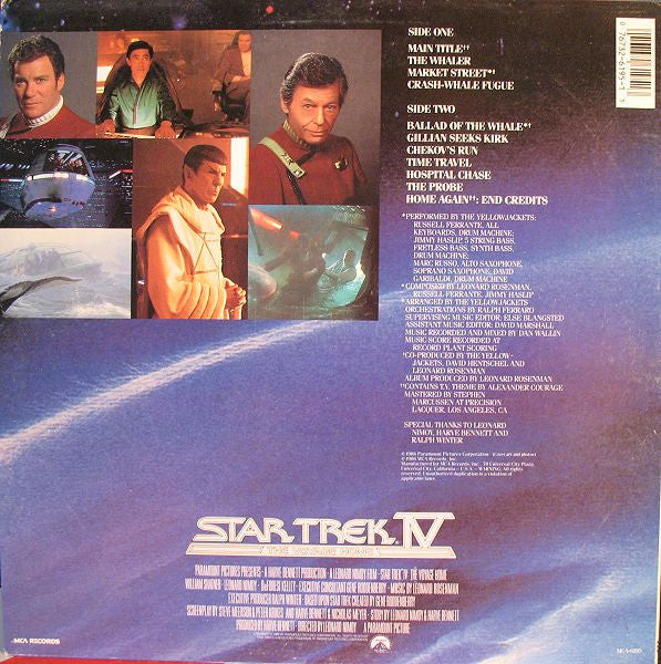 Leonard Rosenman - Star Trek IV: The Voyage Home (Original Motion Picture Soundtrack)