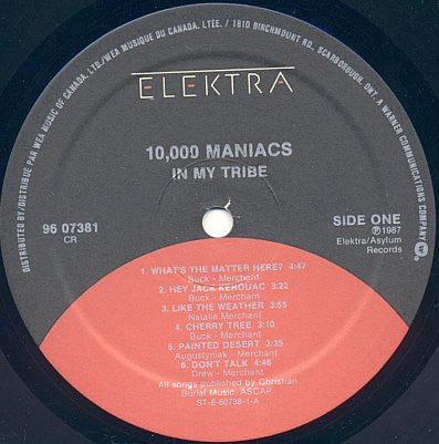 10,000 Maniacs - In My Tribe - 1987