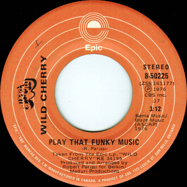 Wild Cherry - Play That Funky Music - 1976