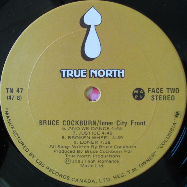 Bruce Cockburn - Inner City Front - 1981