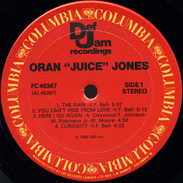 Oran 'Juice' Jones - Juice