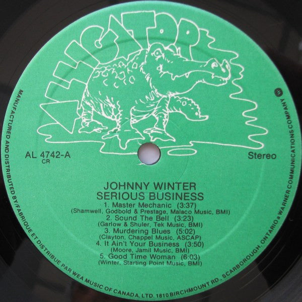 Johnny Winter - Serious Business - 1985
