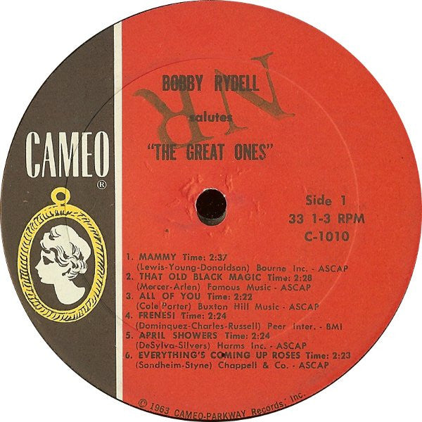 Bobby Rydell - Bobby Rydell Salutes "The Great Ones"