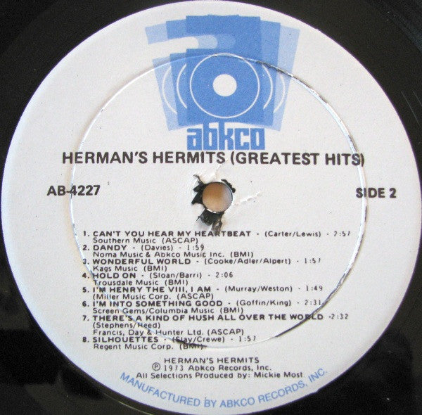 Herman's Hermits - 15 Greatest Hits -