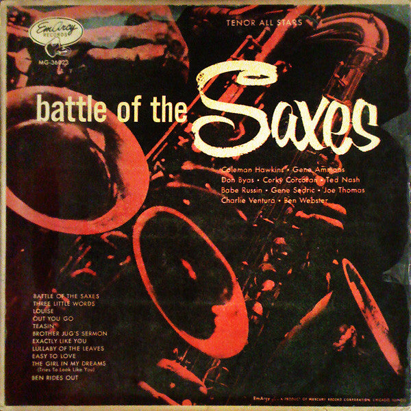 Various - Battle Of The Saxes, Tenor All Stars
