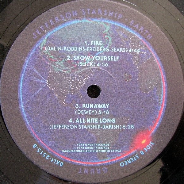 Jefferson Starship - Earth - 1978