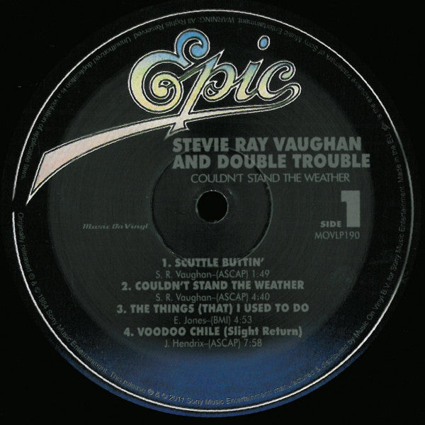 Stevie Ray Vaughan & Double Trouble - Couldn't Stand The Weather - 2011