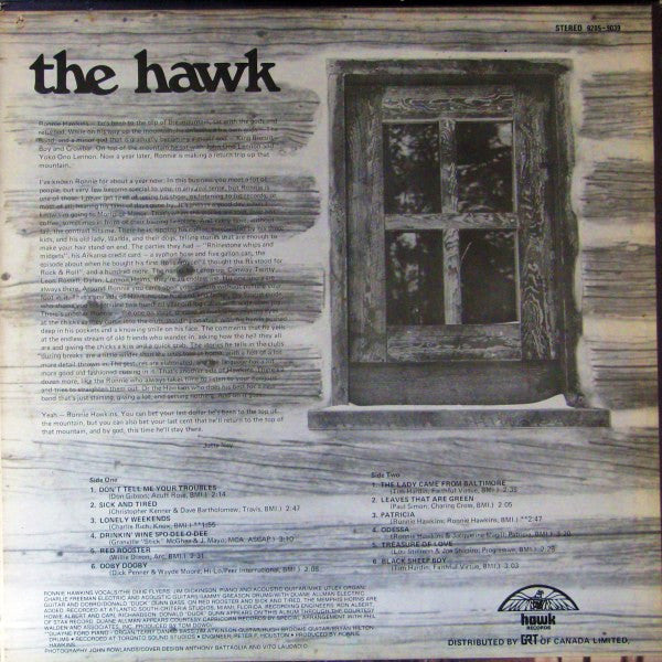 Ronnie Hawkins - The Hawk - 1971